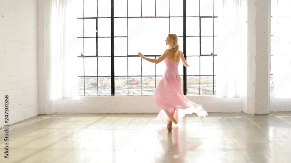 Beautiful Ballerina In Slow Motion Beautiful Ballerina In Slow Motion