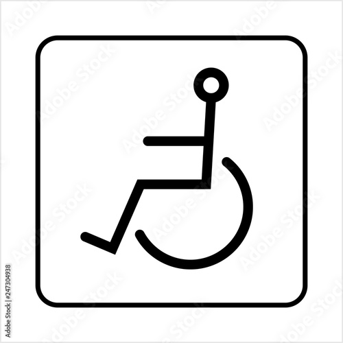 Access Icon Design (Disabled Handicap Symbol)