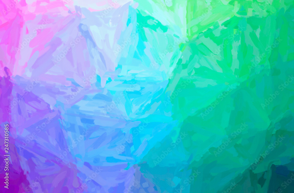 Abstract illustration of green Impressionist Impasto background Abstract illustration of green Impressionist Impasto background