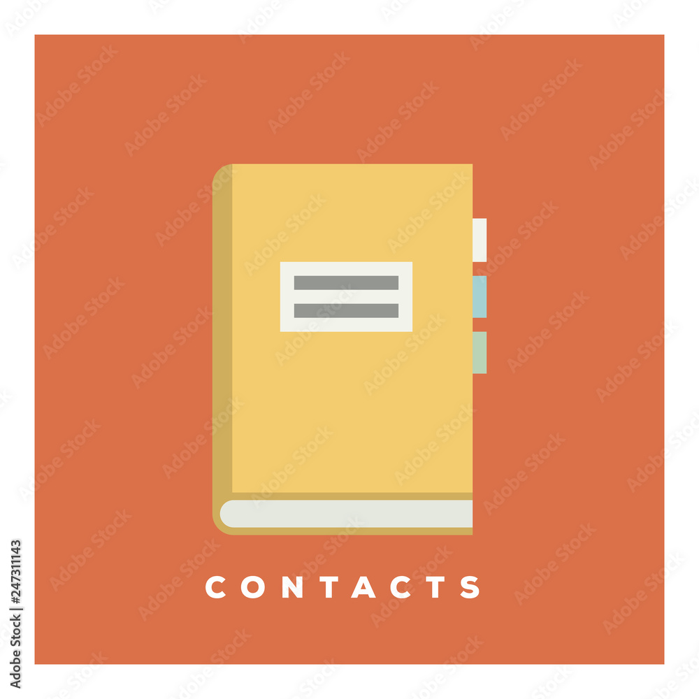 CONTACTS ICON CONCEPT