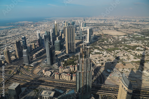 View on Dubai downtown  United Arab Emirates