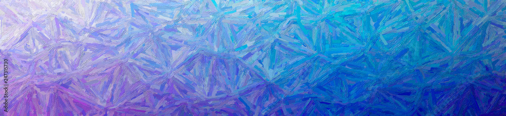 Abstract illustration of blue and purple Colorful Impasto background Abstract illustration of blue and purple Colorful Impasto background