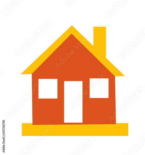 retro style home icon