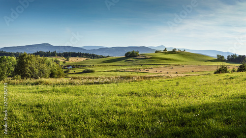 Rudawy Janowickie and Karkonosze Mountains, view from Pastewnik/Poland