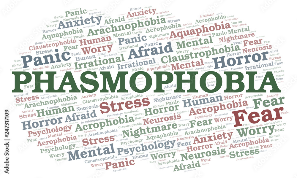 Phasmophobia word cloud.