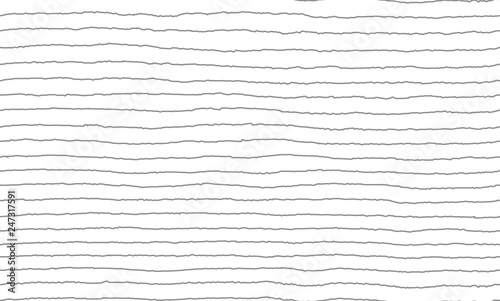 Vector Illustration of the seamless pattern of the hand drawing gray lines on white background. EPS10.