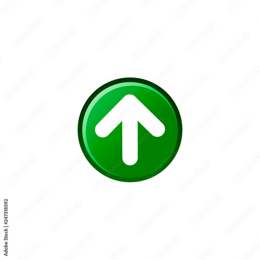 up arrow vector icon. flat design up arrow vector icon. flat design