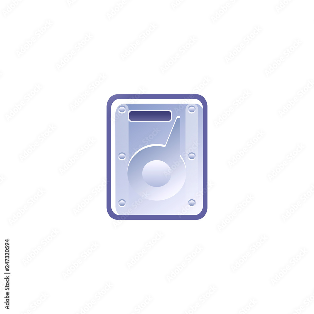 Fototapeta premium speaker vector icon. flat design