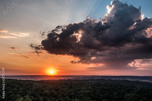 Sonnenuntergang Badenwürtemberg Schönbuchturm