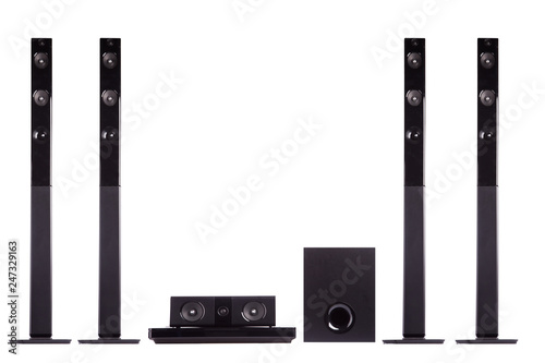 Home cinema audio surround system