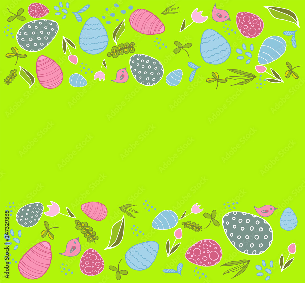 easter background green vector illustration easter background green vector illustration