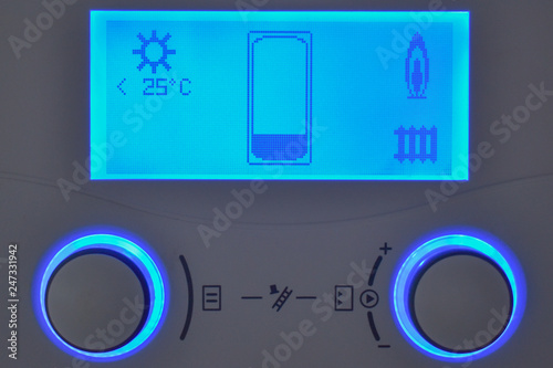 Home heating automation control unit