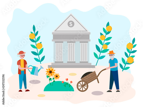 The concept of accumulation of pension savings, well-being in old age, the Bank's assistance to pensioners.