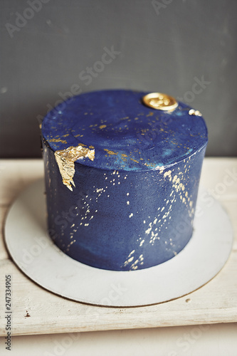 delicious cake on a beautiful background