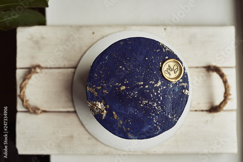 delicious cake on a beautiful background