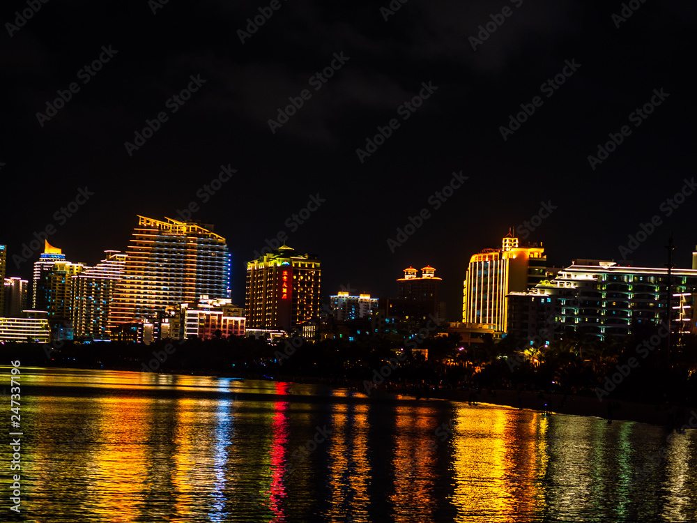 Night City Reflection