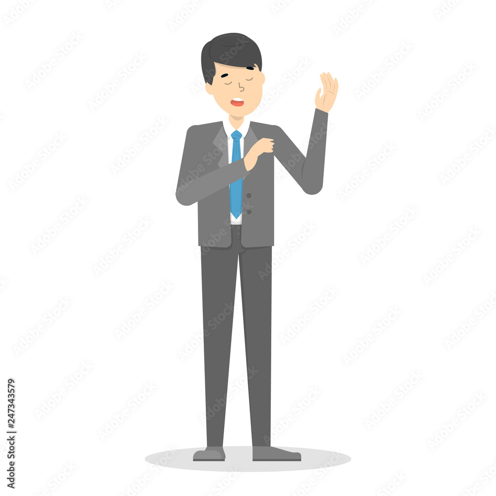 Man make promise to speak the truth. Man make promise to speak the truth.
