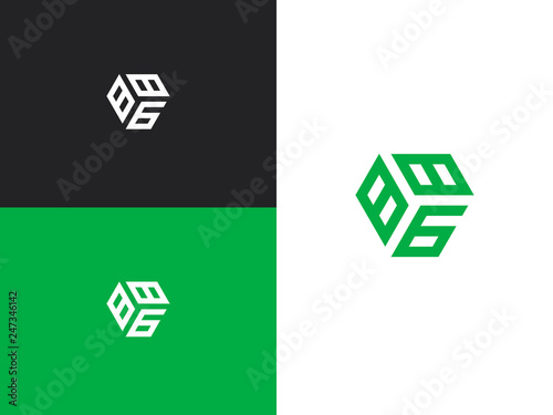 Free Download Combination number, stylish vector emblem for design - GFXLoad