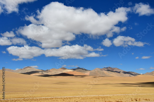 China, Tibetan plateau. landscapes along the road from the Ringtor to Yakra in summer