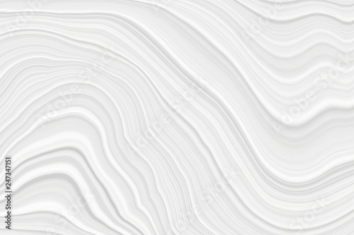 Marble with a white background pattern in a gray strip. Texture of wavy lines and patterns for wallpaper.