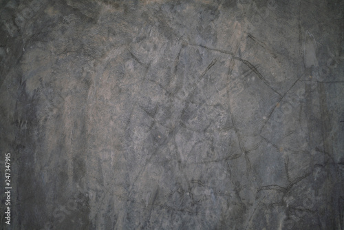 Cement concrete wall dark background