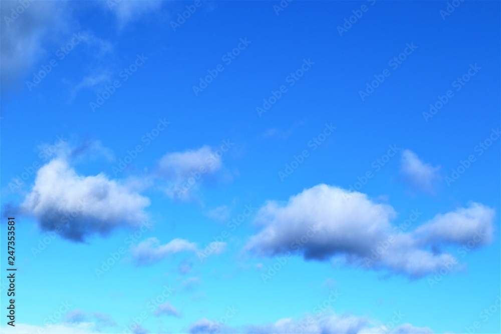 自然風景　青空と雲