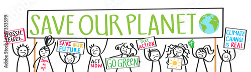 School kids protesters, climate change, save our planet