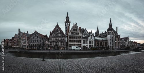 Panorama der Stadt Gent in Belgien