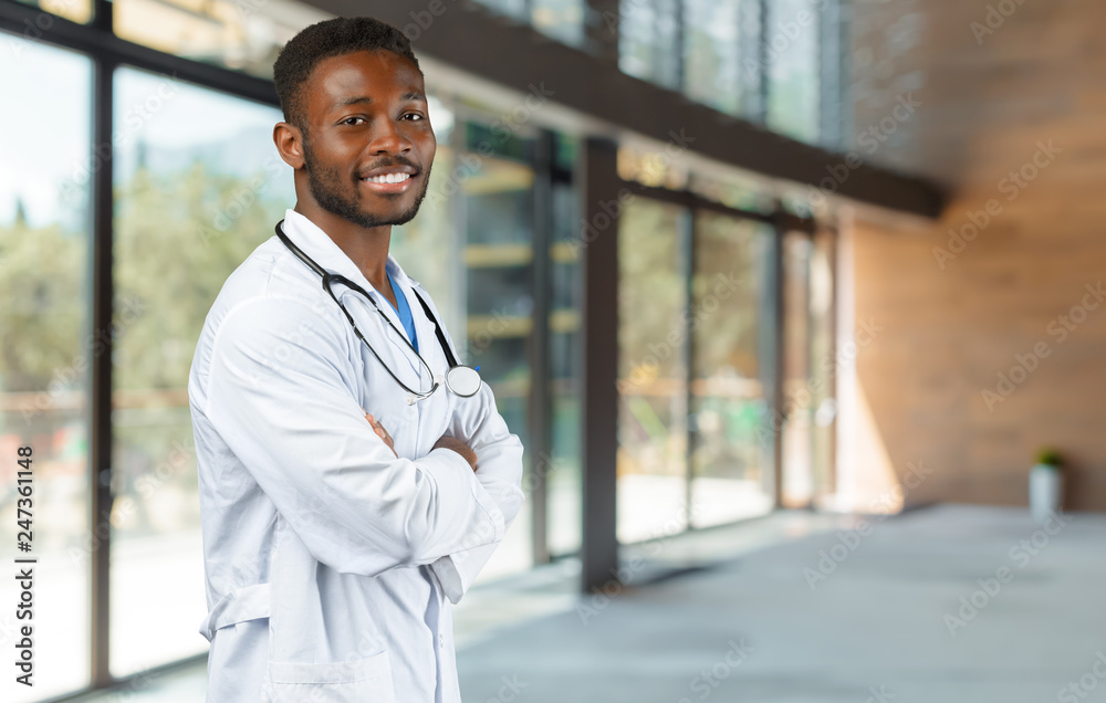 African doctor portrait African doctor portrait