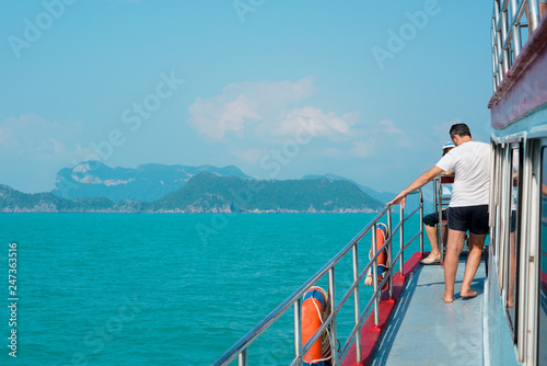 traveller on boat © patiwat