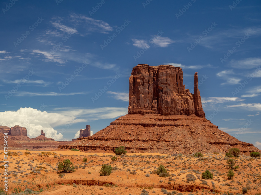 Monument Valley, Colorado Plateau region,  Arizona – Utah, United States, Navajo Indian Reservation Territory, National park