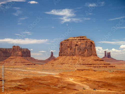 Monument Valley, Colorado Plateau region, Arizona – Utah, United States, Navajo Indian Reservation Territory, National park