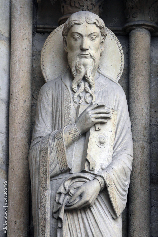 Saint Paul, Notre Dame Cathedral, Paris Portal of St. Anne