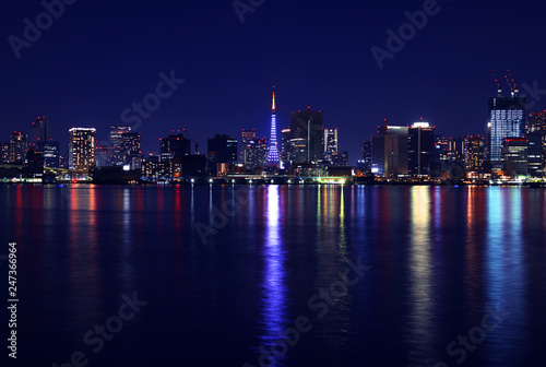 【東京の夜景】東京タワー © yu_photo