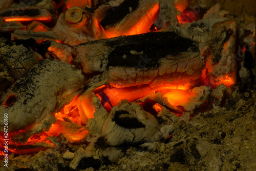 Red coals