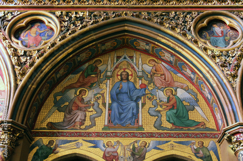 Christ in Judgement  La Sainte Chapelle in Paris  France
