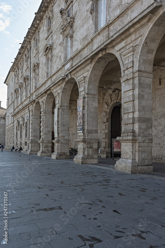 Italia Marche Ascoli Piceno centro storico