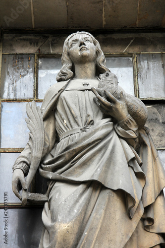 Saint Agnes of Rome, Madeleine church in Paris photo