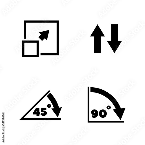 Rotate Arrow, Turn. Simple Related Vector Icons