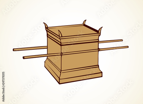 Altar. Vector drawing