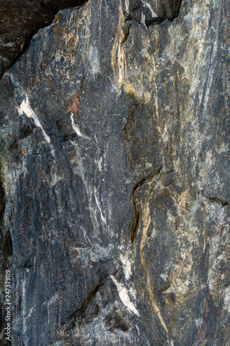 Blueschiest rock background and texture photo