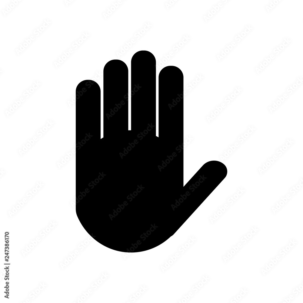 Hand icon vector Hand icon vector