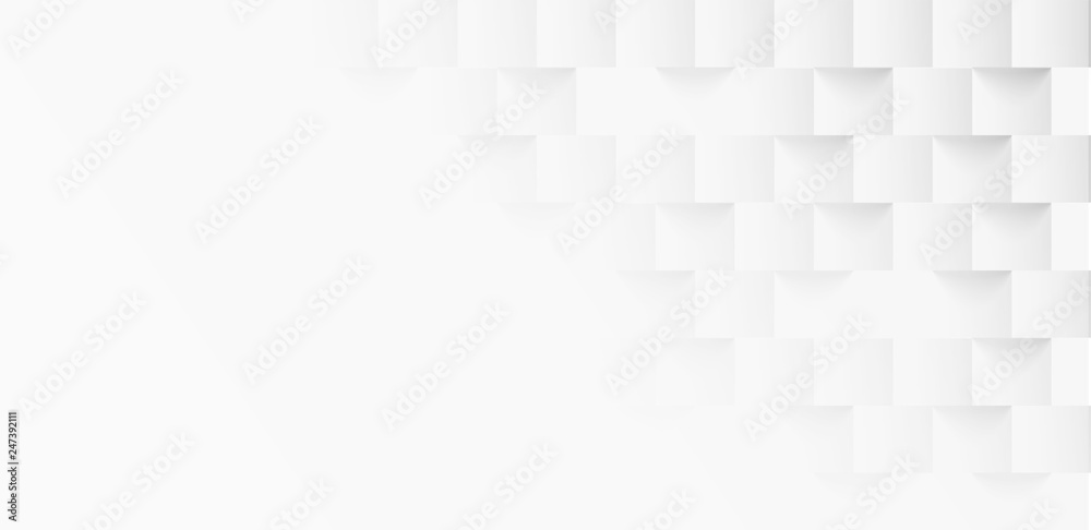 Abstract .Geometric square white background ,light and shadow .Vector Abstract .Geometric square white background ,light and shadow .Vector