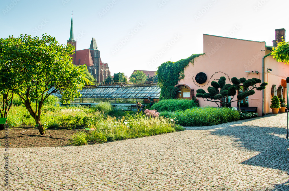 Obraz premium Ogród Botaniczny we Wrocławiu