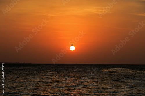 Sunset in Nungwi  Zanzibar  Tanzania 