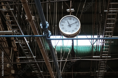 industrial clock tsukiji fish market