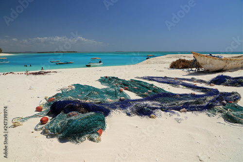 Coast and beach in Nungwi, Zanzibar, Tanzania photo