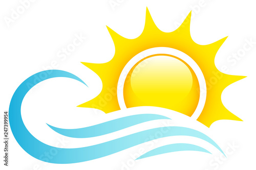 Sun, Ocean & Waves