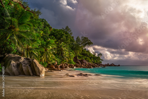 paradise beach at anse georgette, praslin, seychelles 37