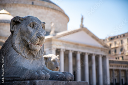 Piazza del Plebiscito, Naples, Italy